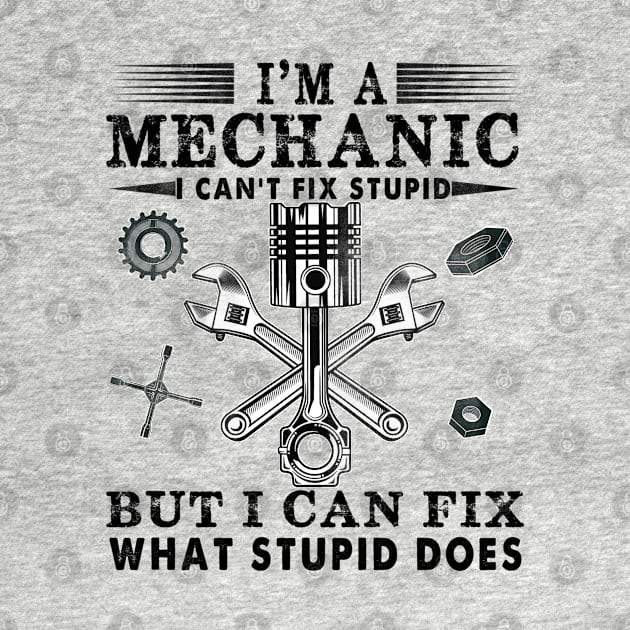 Funny Mechanic For Men Dad Car Auto Diesel Automobile Garage by The Design Catalyst